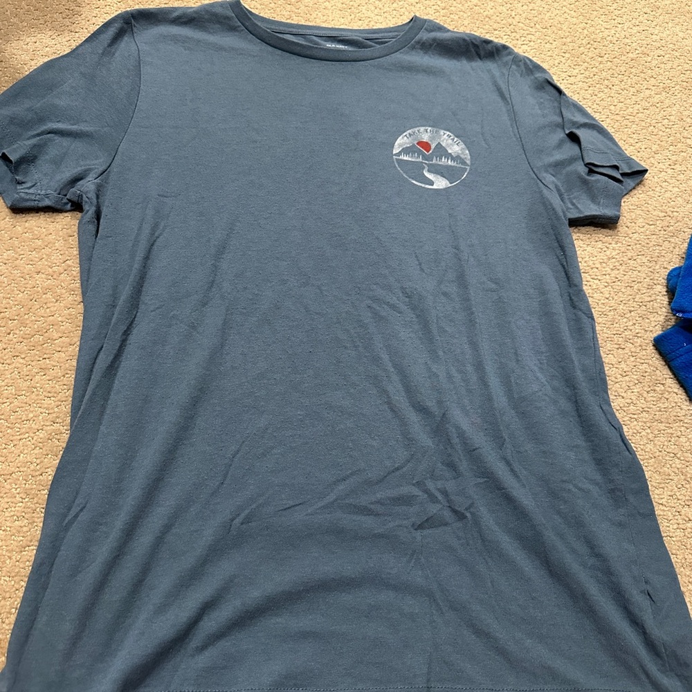 Old Navy Soft Washed Blue Tee
